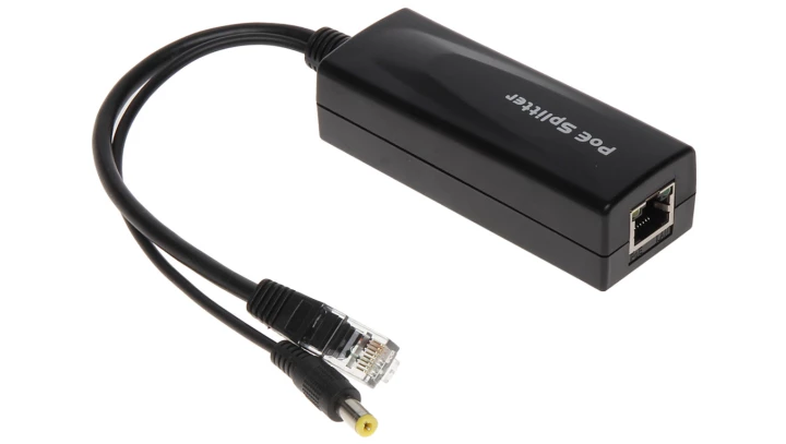 Stabilizator PoE 48V/12V umożliwiający zasilanie urządzeń napięciem DC 12V POE-802.3AT/24