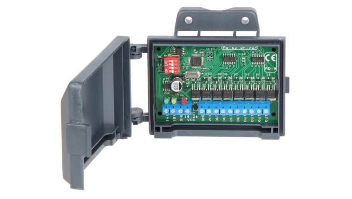 Moduł wyjść cyfrowych Modbus 8 wyjść tranzystorowych 8x2A max.8A RS-485 RD-8