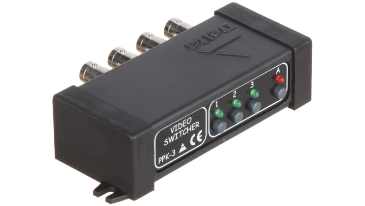 Przełącznik kamer CCTV 3-we / 1-wy AHD, HD-CVI, HD-TVI PPK-3