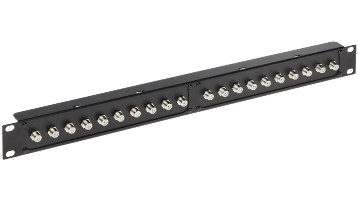 Gniazdo dystrybucyjne 20x Gniazdo F Rack 19 G-20F/R19