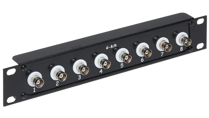 Gniazdo dystrybucyjne 8x BNC video Rack 10 G-8B/R10