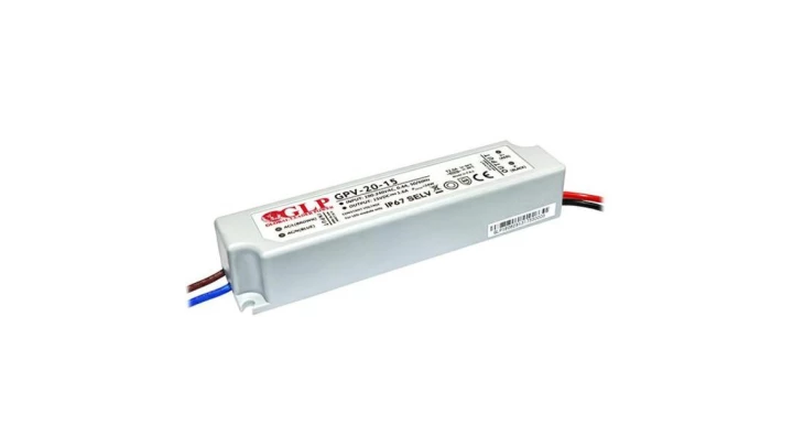 Zasilacz GPV 24W 15V DC ip67 gpv-20-15 led glp 1,6A
