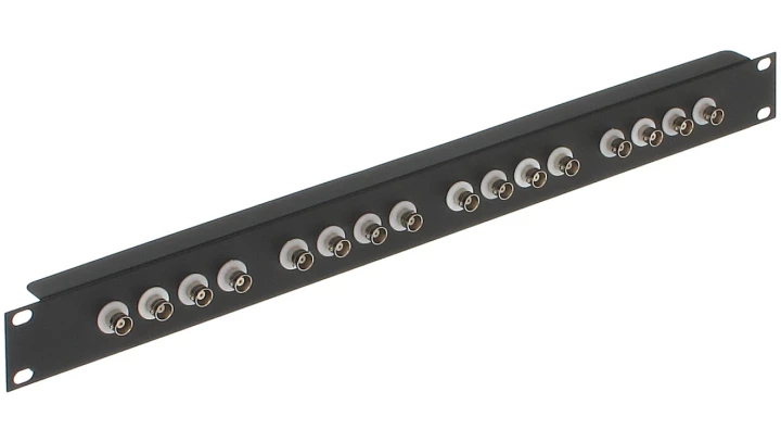 Gniazdo dystrybucyjne 16x Gniazdo BNC AHD, HD-CVI, HD-TVI, CVBS G-16B-RACK Rack 19”