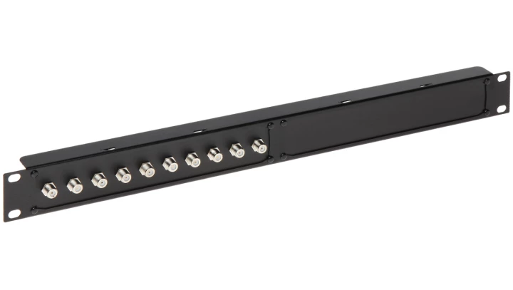 Gniazdo dystrybucyjne 10x Gniazdo F Rack 19 G-10F/R19