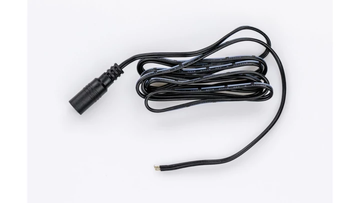 Przewód DC 1,5m z gniazdem 2,5x5,5 mm AWG20 2x0,5mm2 ESPE