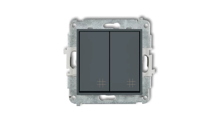 MINI Mechanizm łącznika podwójnego krzyżowego grafitowy mat 28MWP-66