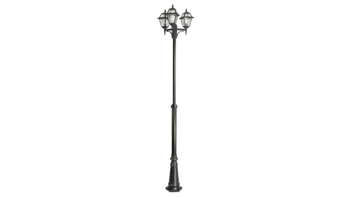 ​Oprawa oświetleniowa parkowa, uliczna Witraż OGMWN 3 N, E27 max 3 x 60W, kolor czarny 0438621