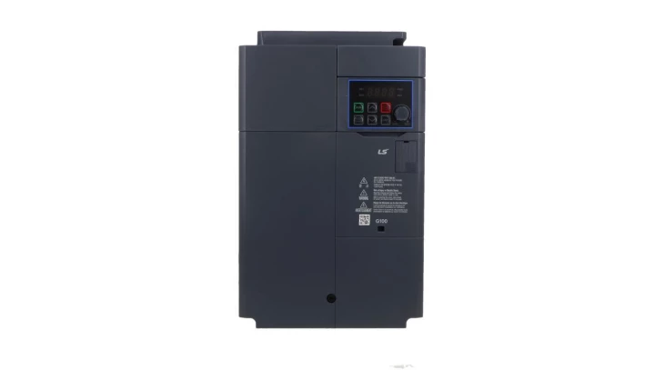Przemiennik częstotliwości LSIS serii G100 15kW 3x400V AC filtr EMC C3 klawiatura LED LV0150G100-4EOFN