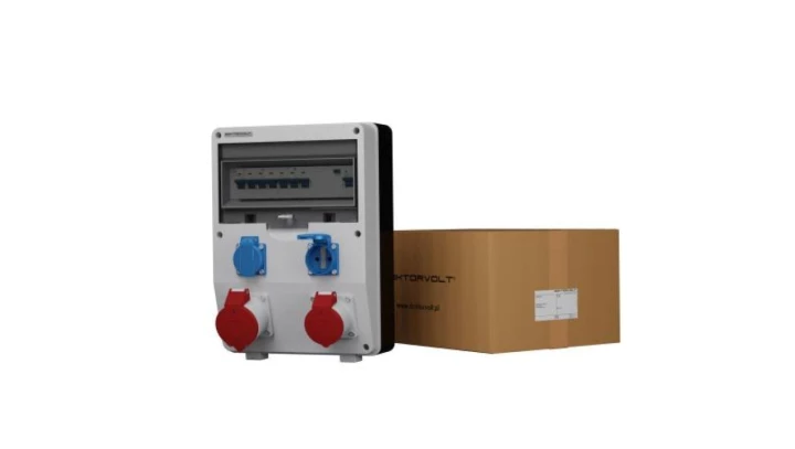 Rozdzielnica budowlana ECO-S/FI 32A 16A 2x230V Schuko Doktorvolt 2633