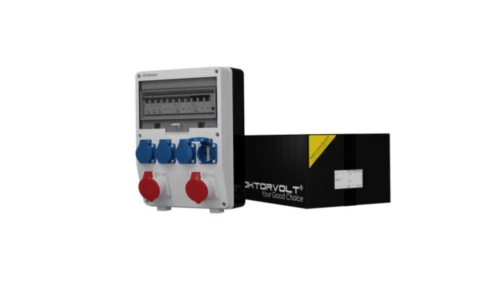 Rozdzielnica budowlana TD-S/FI 2x16A 4x230V Schuko Doktorvolt 6565