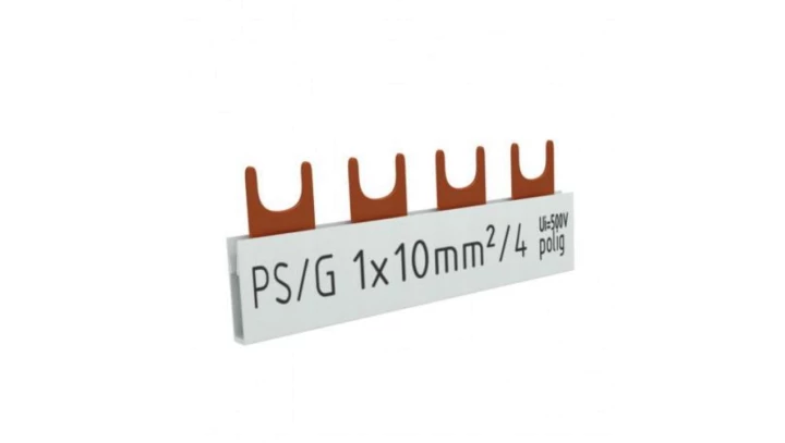 Szyna łączeniowa grzebieniowa PS/G 1-fazowa 4-modułowa 10mm2 DV 6695