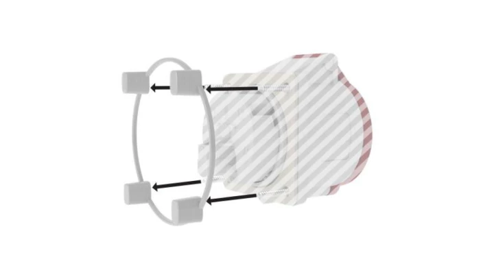 Ramka mocująca dla gniazd tablicowych siłowych Doktorvolt 1387