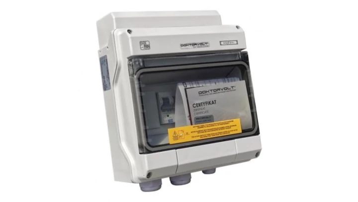 Rozdzielnica fotowoltaiczna solarna AC 1x ogranicznik Typ T1 T2 IP65 Doktorvolt 4609