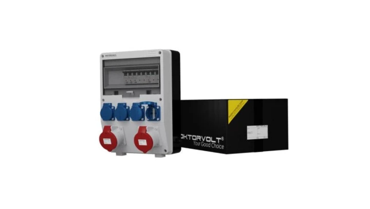 Rozdzielnica budowlana TD-S 2x32A 4x230V Schuko Doktorvolt 2183