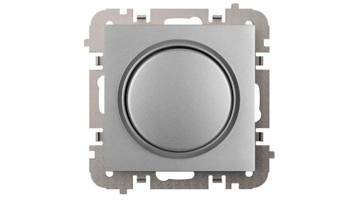 Vestra Ściemniacz LED obrotowy bez ramki podtynkowy IP20 srebrny 3807-16