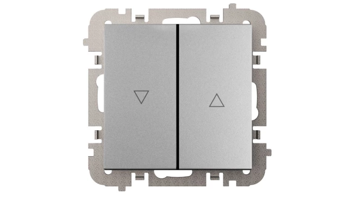 Vestra Łącznik żaluzjowy bez ramki podtynkowy IP20 srebrny 3816-16