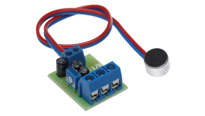 Mikrofon CCTV moduł audio 20Hz-18kHz regulowany MP-1/R