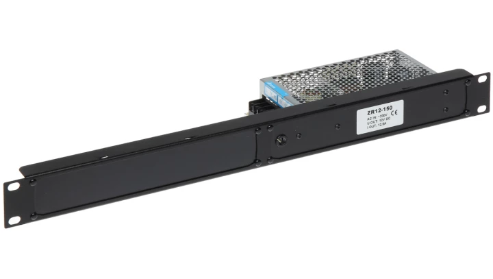 Wysokiej jakości profesjonalny zasilacz impulsowy z regulacją, 12V 12,5A 150W, Rack 19” 1U, ZR12-150
