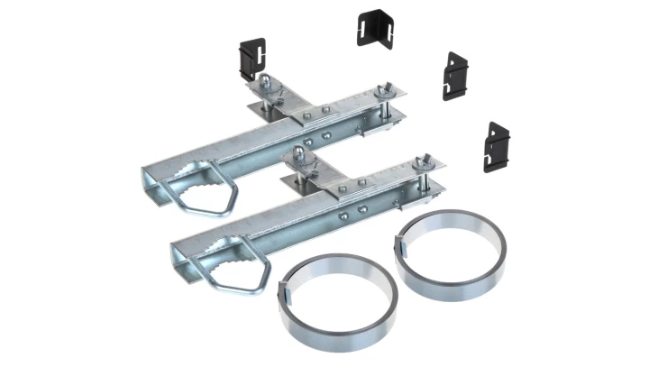 Obejma kominowa do mocowania większych konstrukcji antenowych lub anten satelitarnych OK-43T13