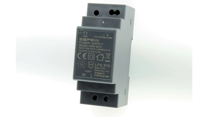Zasilacz na szynę DIN 12V 2A 24W HDN-3012 ESPE