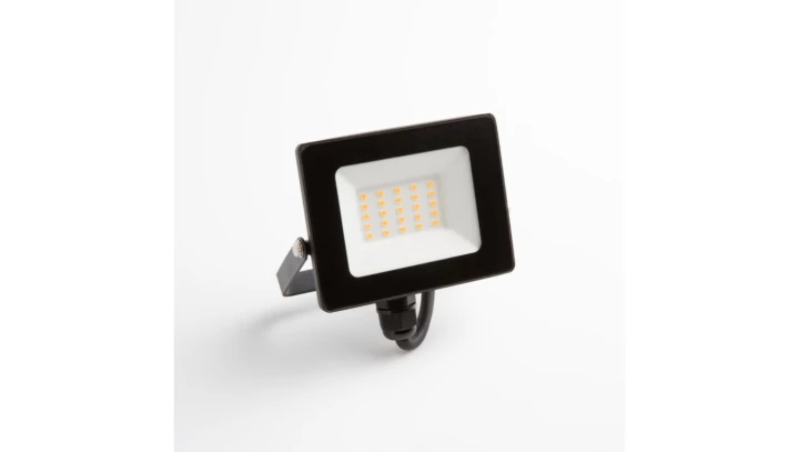 Naświetlacz led 20W 1800LM AC230V IP65 kąt świecenia 120 ciepła biała 3000K czarny EC79856