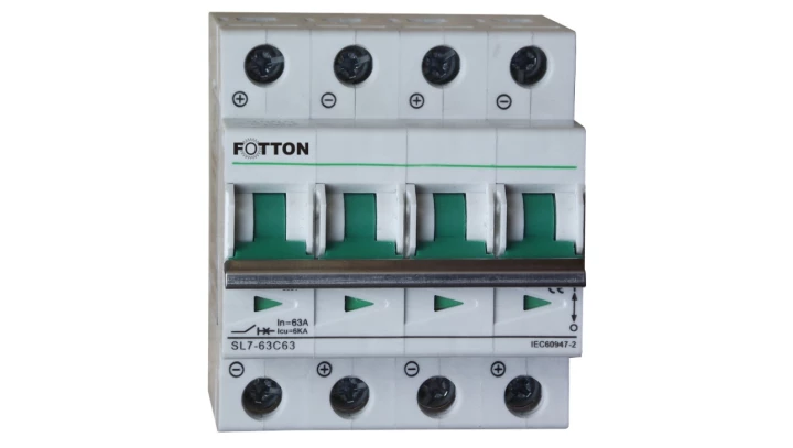 Wyłącznik nadprądowy 4P C 16A 6kA DC 1000V DC FOTTON bezpiecznik