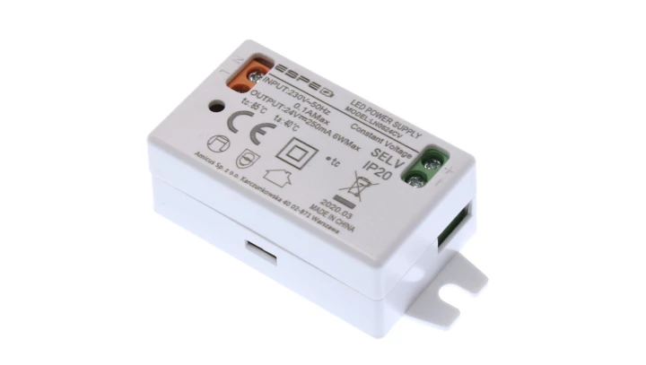 Zasilacz LED 24V 250mA 6W ESPE LN0624CV
