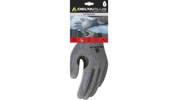 RĘKAWICA DZIANA Z WŁÓKNA SOFTNOCUT - STRONA CHWYTNA POWLEKANA PU - WZMOCNIONA KCIUKIEM - ŚCIEG 13