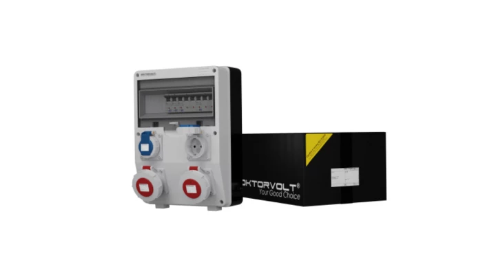 Hermetyczna rozdzielnica budowlana TD-S IP65 2x16A 2x230V Schuko Doktorvolt 2025