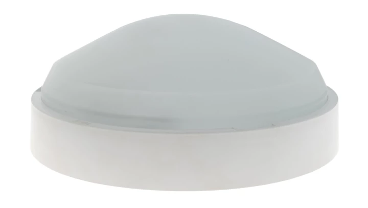 Oprawa BARSA, E27 z czujnikiem ruchu HF, 100W, biała-polipropylen, klosz matowy-szkło, IP54 A21510-M-HF