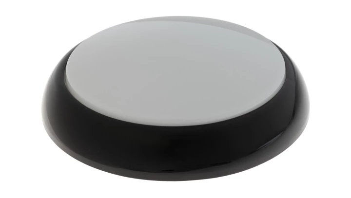 Oprawa KAJKO XL, E27, 75W, czarna-polipropylen, klosz przeźroczysty-poliwęglan, IP44, IK10 A2900CZ-P