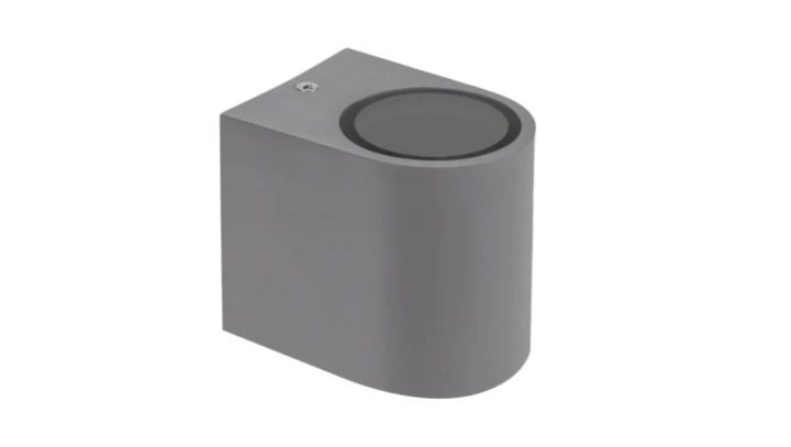 Oprawa elewacyjna Parete GU10 x1 Jednokierunkowy kinkiet 250V IP54 80 x 73 x 95mm Szary