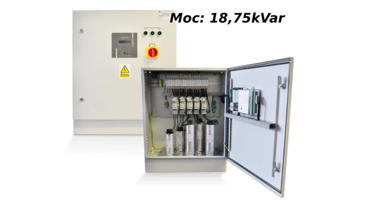 Bateria kondensatorów, kompensator 18,75kVar, BKL-M-18,75/1,25