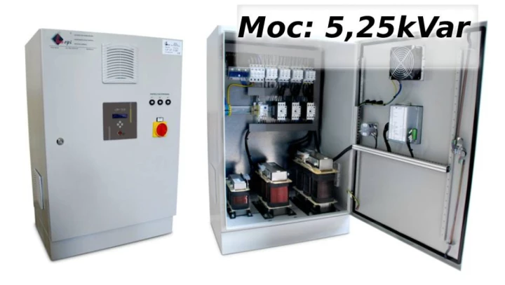Bateria dławików kompensacyjnych, kompensator BDKL-5,25/0,75