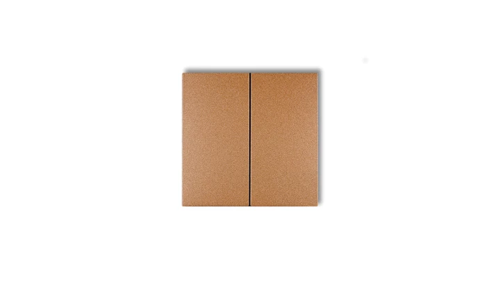 Klawisze podwójne do łączników DECO, FLEXI (komplet dwóch sztuk) złoty metalik 8DKL-2