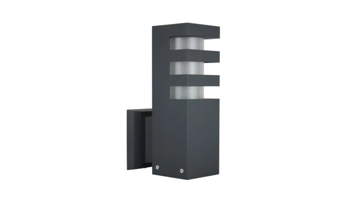 Kinkiet zewnętrzny RADO K DG, E27 max 18W, kolor antracyt 0438621