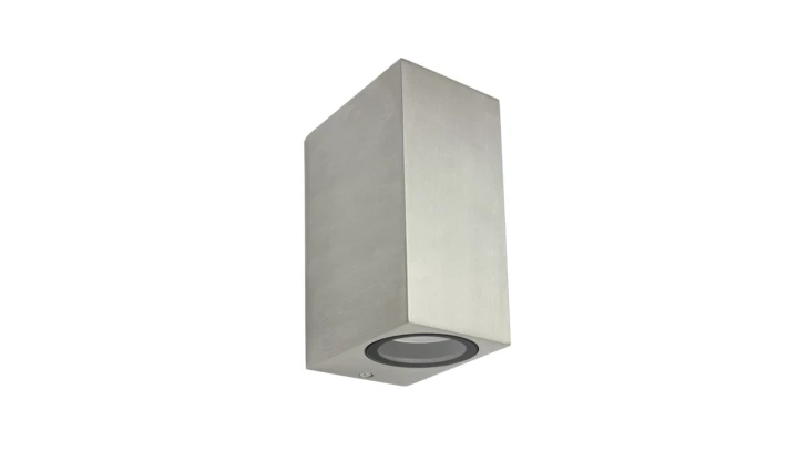Oprawa elewacyjna Mini 5002 BR GU10 max 35W kolor srebrny 0438621