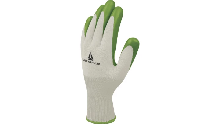 RĘKAWICA DZIANA Z POLIESTRU - STRONA CHWYTNA POWLEKANA LATEKSEM