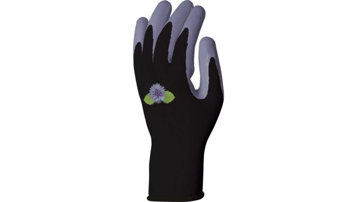 RĘKAWICA DZIANA Z POLIESTRU, STRONA CHWYTNA POWLEKANA PIANKĄ LATEKSOWĄ