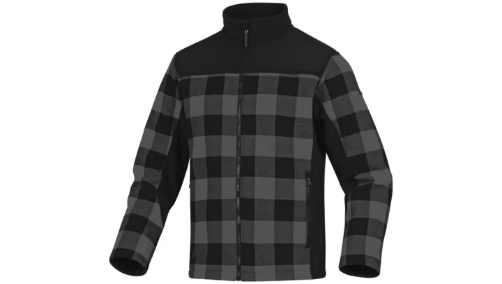 BLUZA POLAROWA Z BAWEŁNY I POLIESTRU