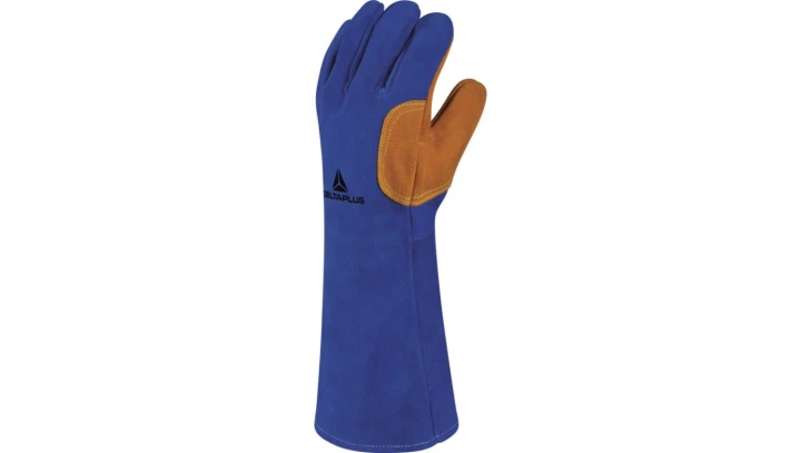 RĘKAWICA SPAWALNICZA Z DWOINY BYDLĘCEJ ODPORNEJ NA WYSOKIE TEMPERATURY