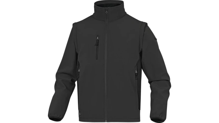BLUZA SOFTSHELL 96 POLIESTER 4 ELASTAN - ODPINANE RĘKAWY