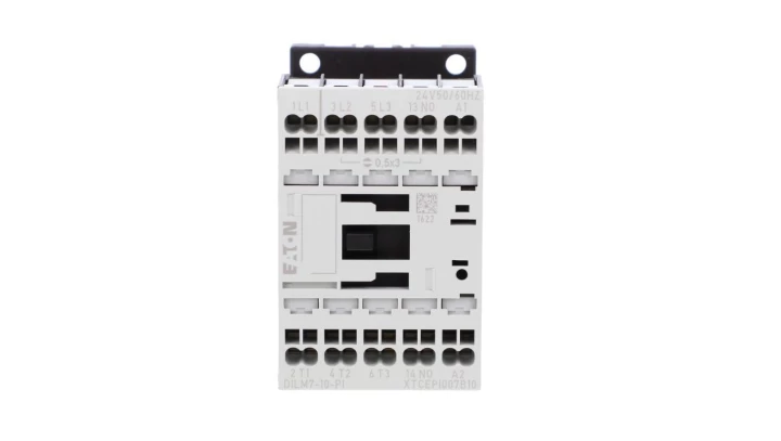 Stycznik mocy DILM7-10(24V50/60HZ)-PI 3P 380 V 400 V 3 kW 1Z 24 V AC Push-In 199221