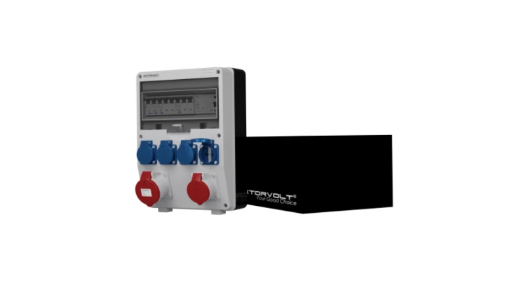 Rozdzielnica budowlana TD-S/FI-B 32A 16A 4x230V różnicówka Typ B RCD Schuko Doktorvolt 8034