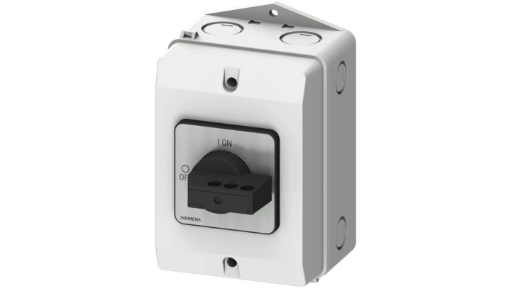 Rozłącznik główny w obudowie ekranowanej 3P 16A 7,5kW AC23A 400V styki pom wyprz 1Z 1R blokowanie w poz O i I 3LD2084-2GP21