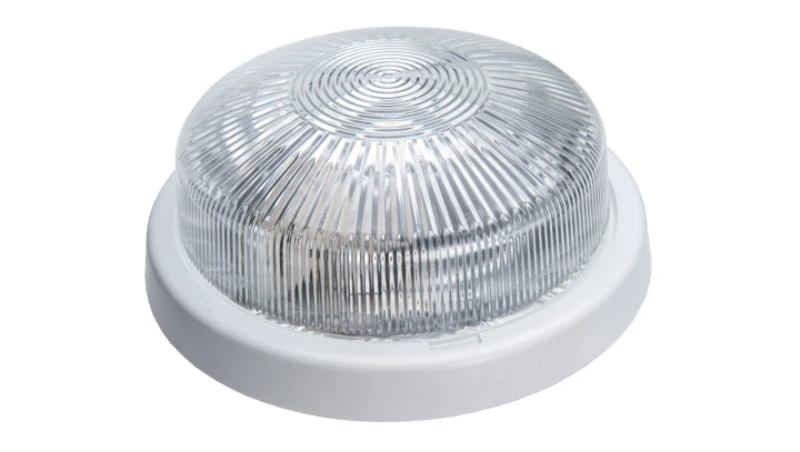 Oprawa STAR, E27, 100W, biała-polipropylen, klosz przeźroczysty-szkło, IP44 A2220