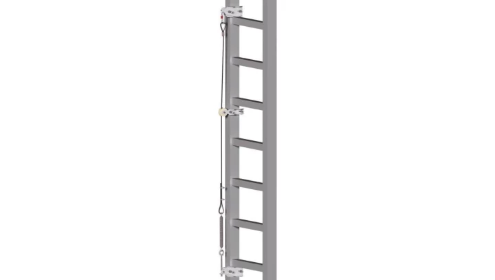 Mocowanie górne, mocowanie dolne i system napinający z uniwersalnym zakotwiczeniem ANTI AN801