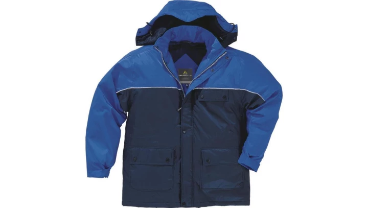 Kurtka z poliestru oxford powlekanego poliuretanem z podszewką deltalu kolor granatowo-niebieski rozmiar XL CORP HARRIBIXG2