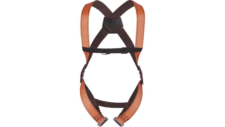 Szelki z 1 punktem zaczepowym - 2 klamry regulacyjne boczne kolor pomarańczowy rozmiar S/M/L ANTI HAR11GT