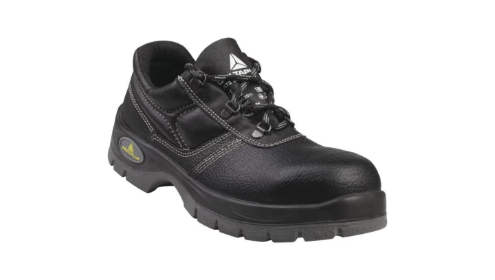 Półbuty ze skórzanego kruponu barwionego podeszwa z dwuwarstwowego pu kolor czarny rozmiar 37 PIED JET2S3NO37